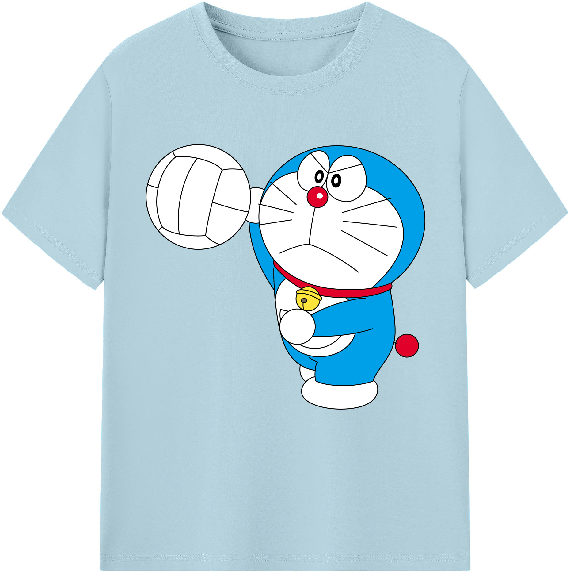 （画像用） ドラえもん Doraemon 綿100％半袖Tシャツ（フロントプリント）